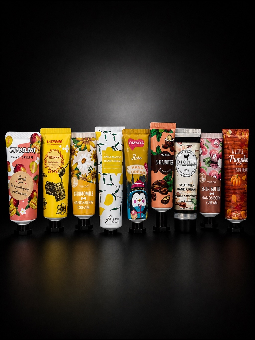 Hand Cream Lot Shea Butter Goat Milk Moisturizers - 9 Lotions - New & Sealed!